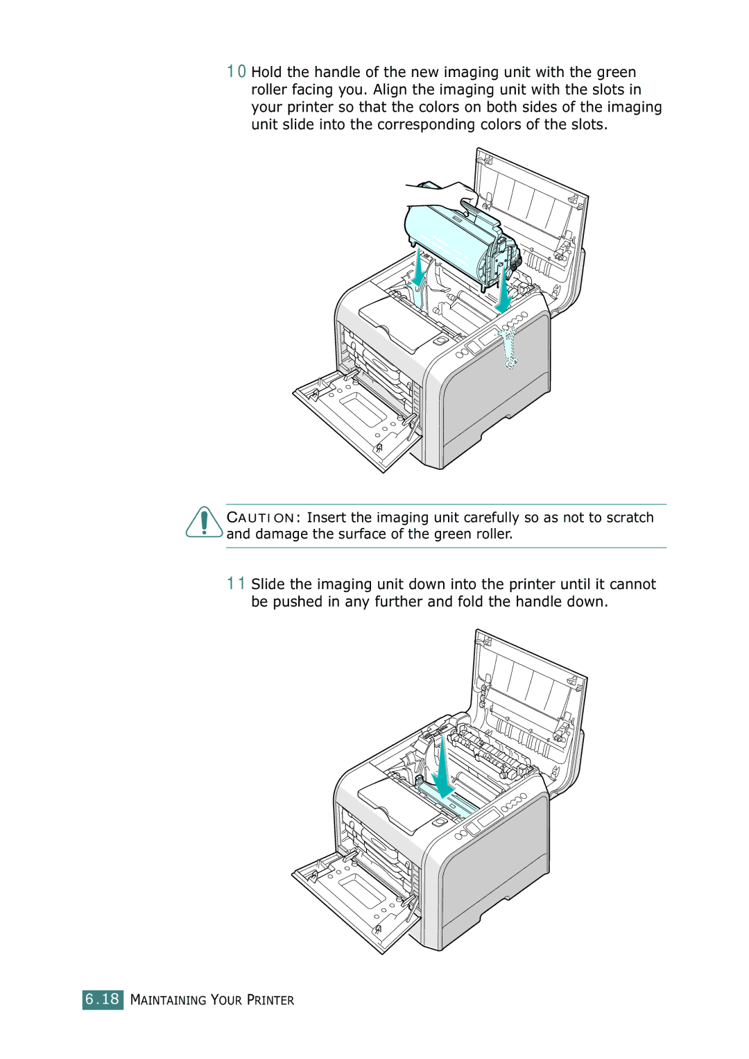 Samsung CLP-550N setup guide Maintaining Your Printer 