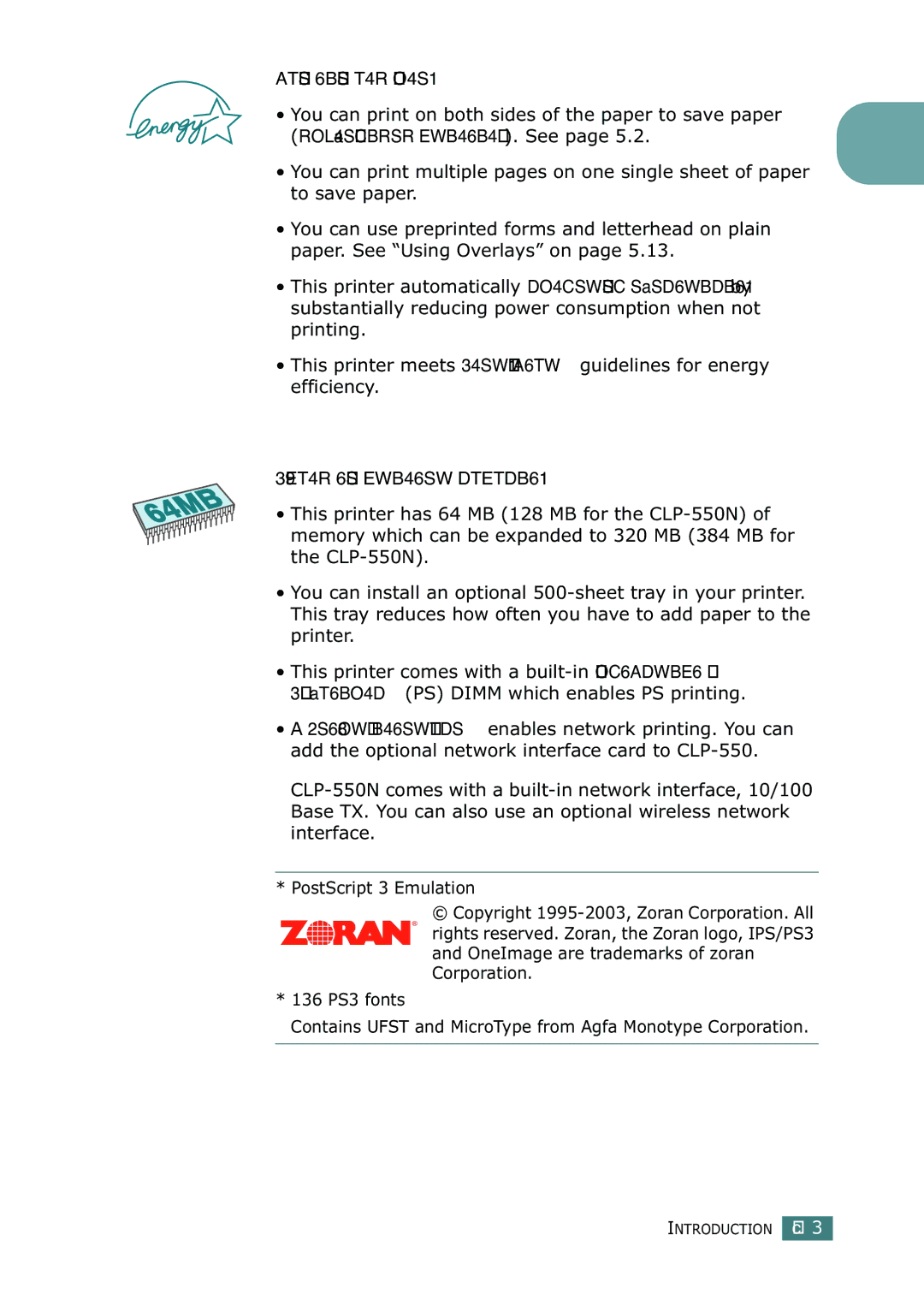 Samsung CLP-550N Save time and money, You can print on both sides of the paper to save paper, Double-sided printing . See 