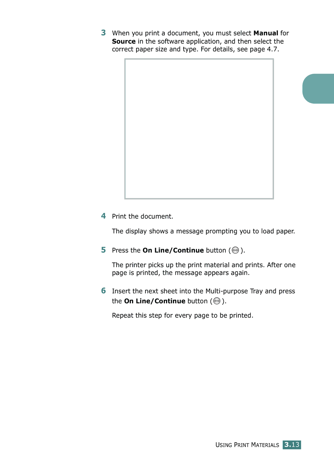 Samsung CLP-550N setup guide Using Print Materials 