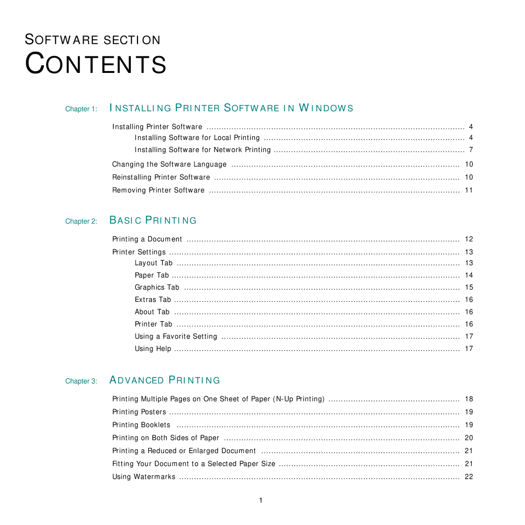 Samsung CLP-600 manual Contents 