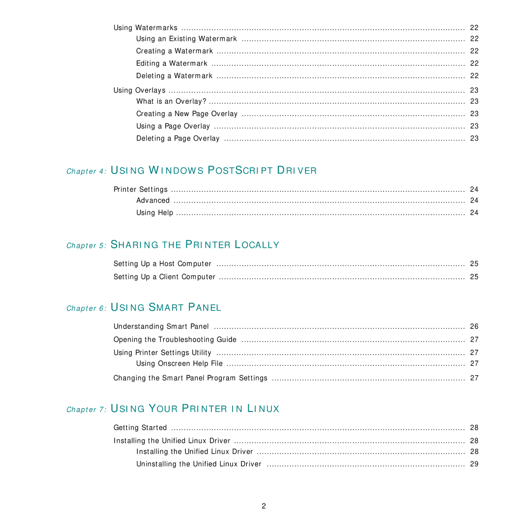 Samsung CLP-660 Series, CLP-610 Series manual Using Windows Postscript Driver 