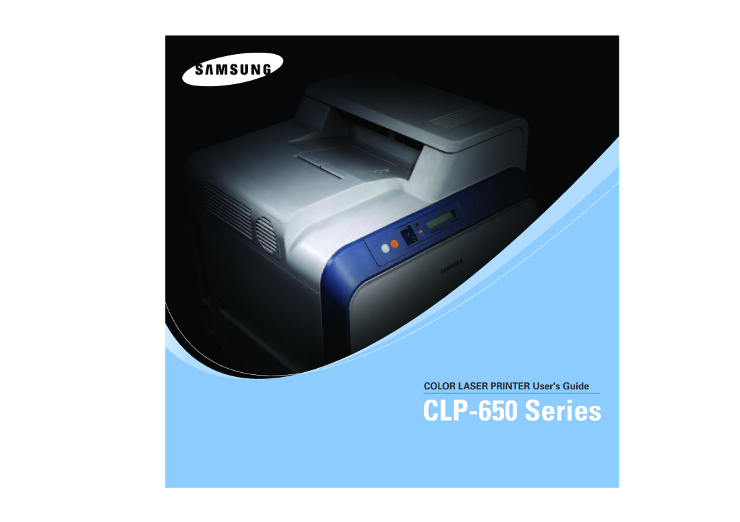 Samsung CLP-650 Series manual 