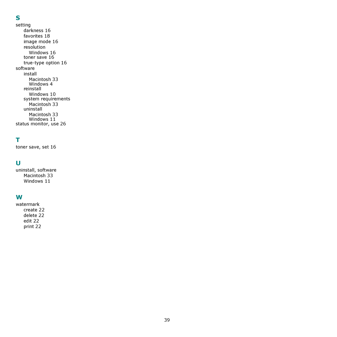 Samsung CLP-610, CLP-660 manual Macintosh 33 uninstall 