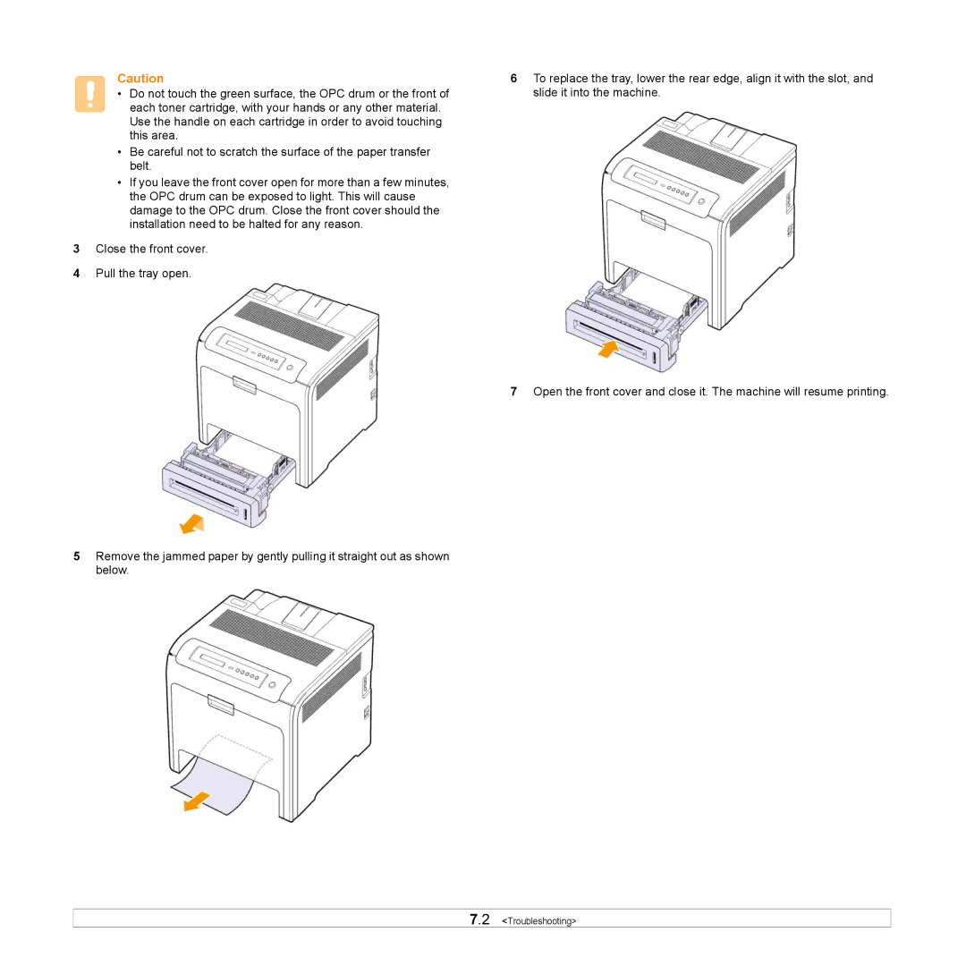 Samsung CLP-660, CLP-610 manual Troubleshooting 