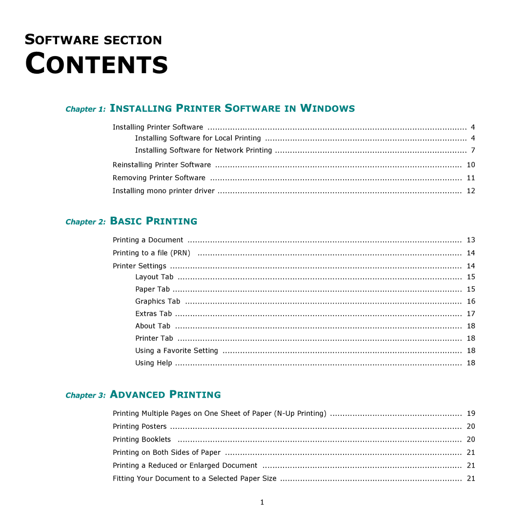 Samsung CLP-610, CLP-660 manual Contents 