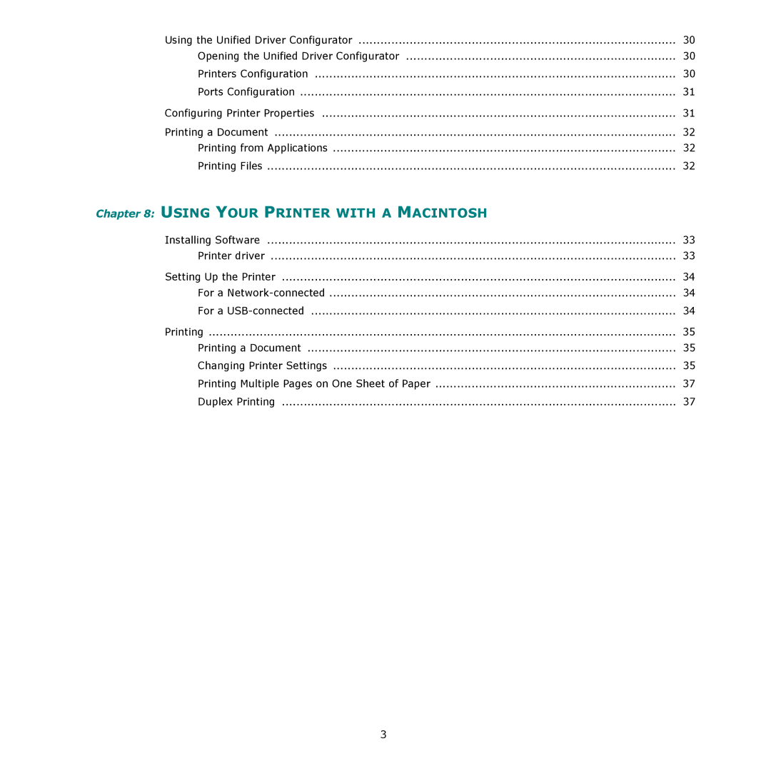 Samsung CLP-610, CLP-660 manual Using Your Printer with a Macintosh 