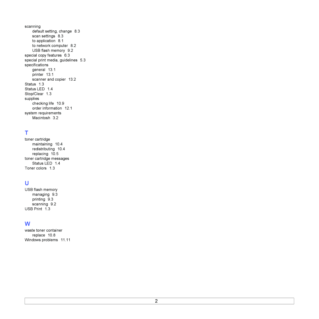 Samsung CLX-216x manual System requirements Macintosh 