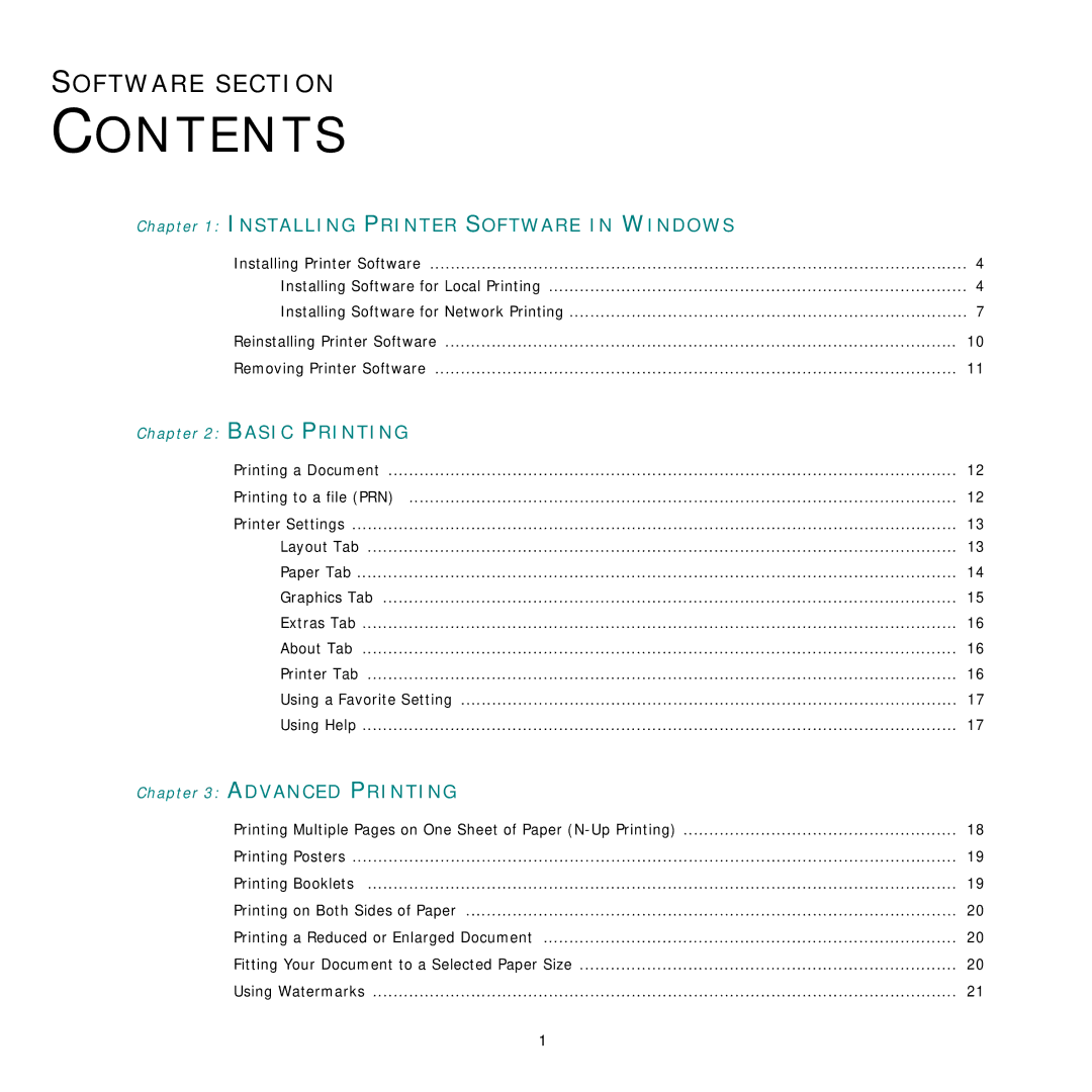 Samsung CLX-3160 manual Contents 