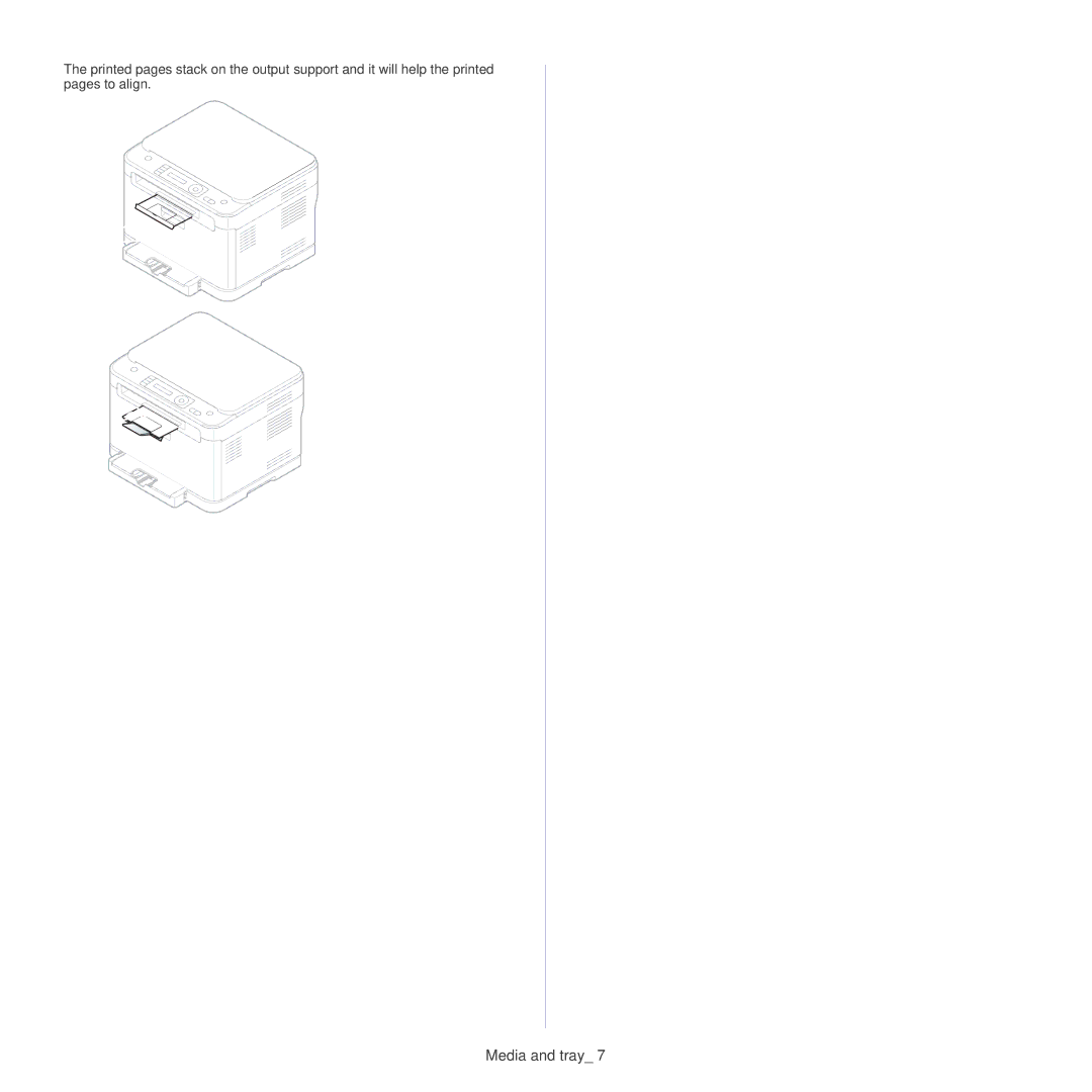 Samsung CLX-318X manual Media and tray 