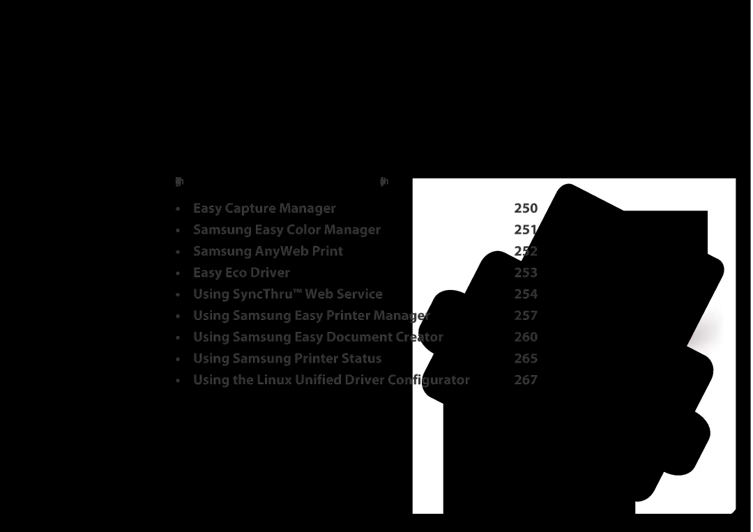 Samsung CLX-3305FW manual Useful Management Tools 