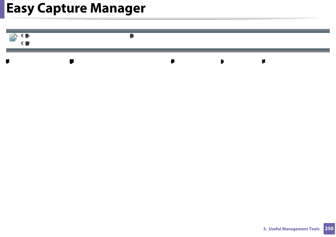 Samsung CLX-3305FW manual Easy Capture Manager 