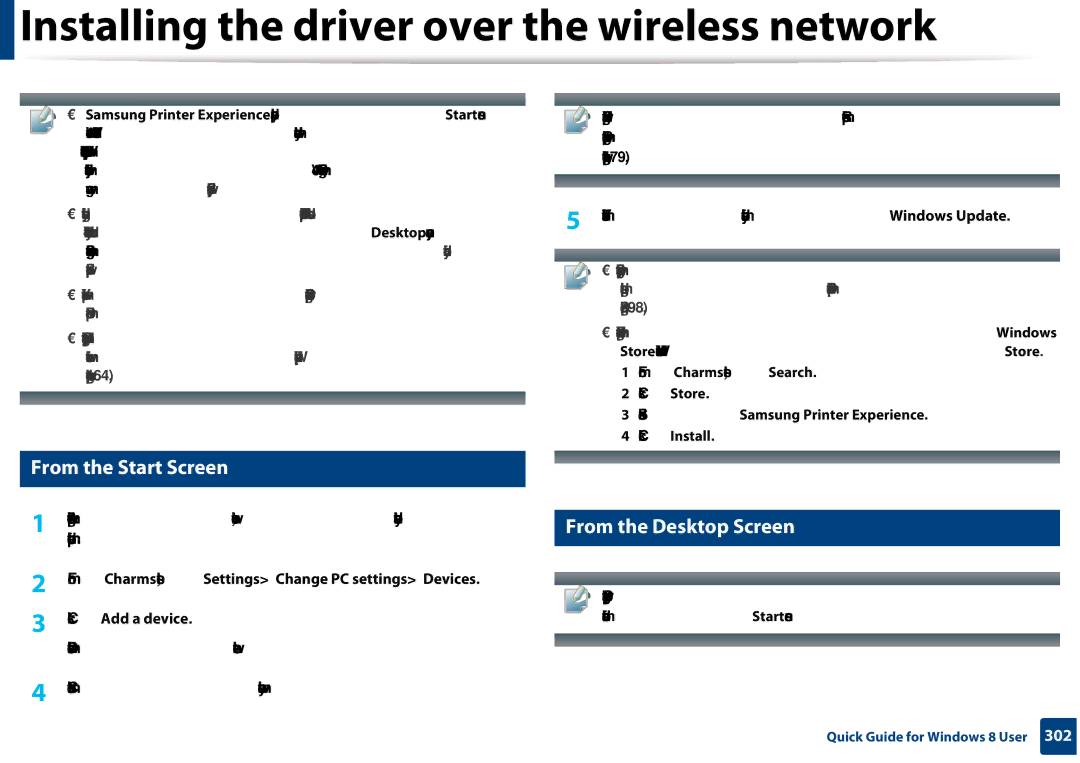 Samsung CLX-3305FW manual Installing the driver over the wireless network 