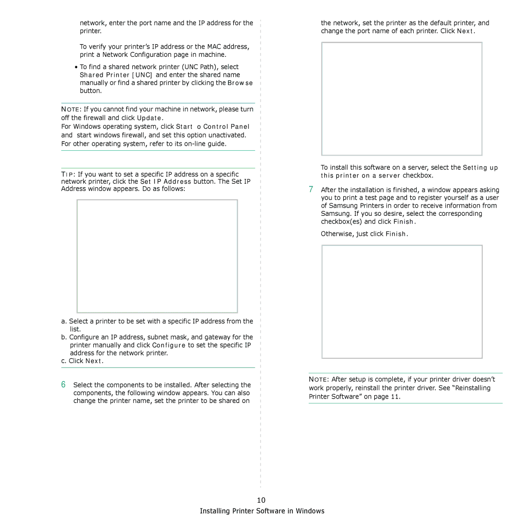 Samsung CLX-8380 manual Installing Printer Software in Windows 