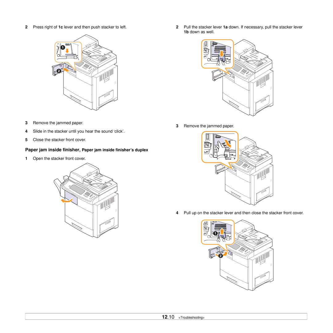 Samsung CLX-8385ND Series manual Troubleshooting 