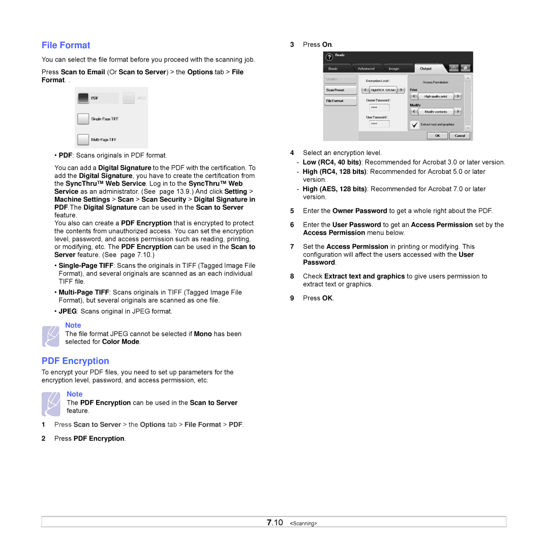 Samsung CLX-8540ND manual File Format 