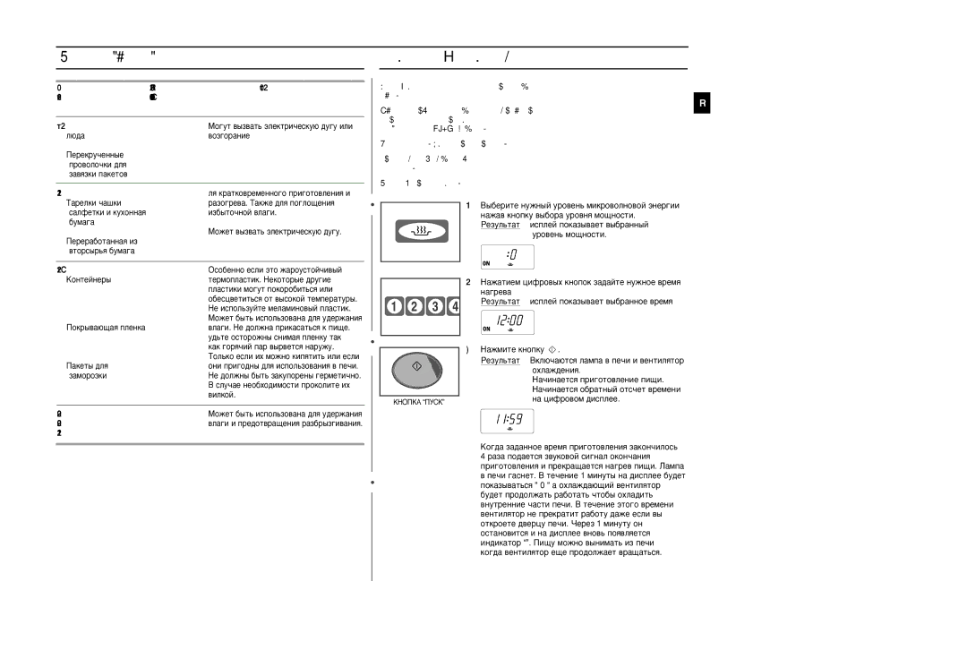 Samsung CM1029R/BWT manual Ë„Óúó‚Îâìëâ / ‡Áó„Â‚ Ôë˘Ë 