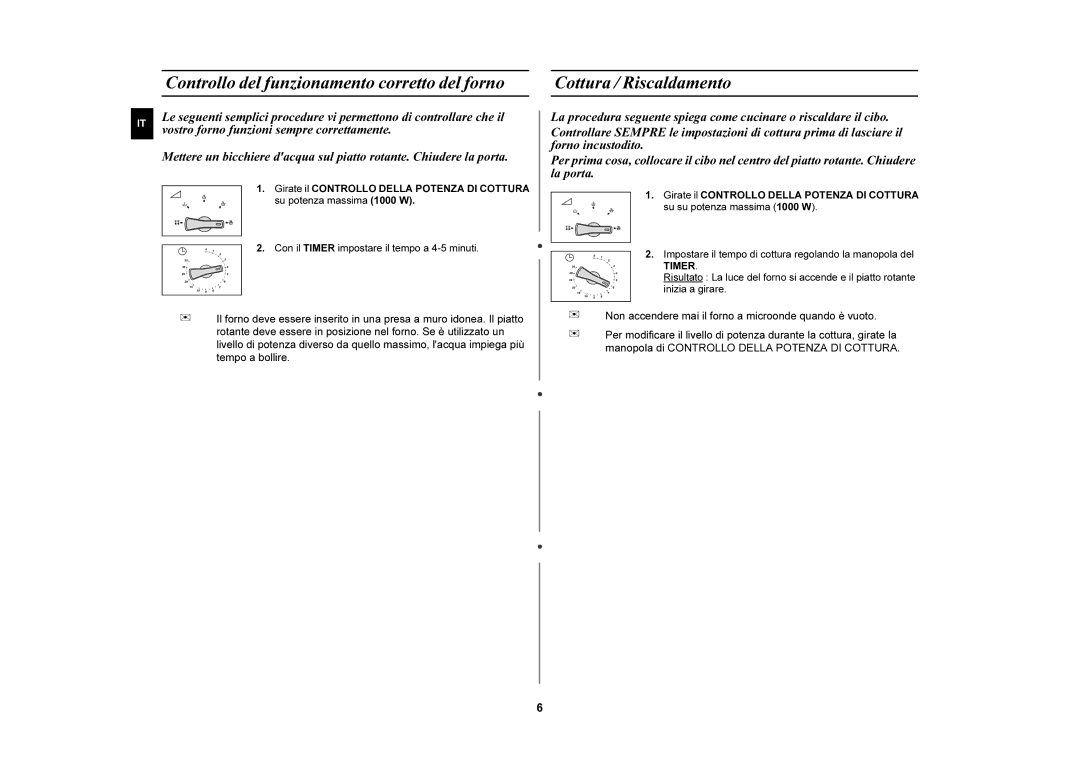 Samsung CM1039/XET manual Timer 