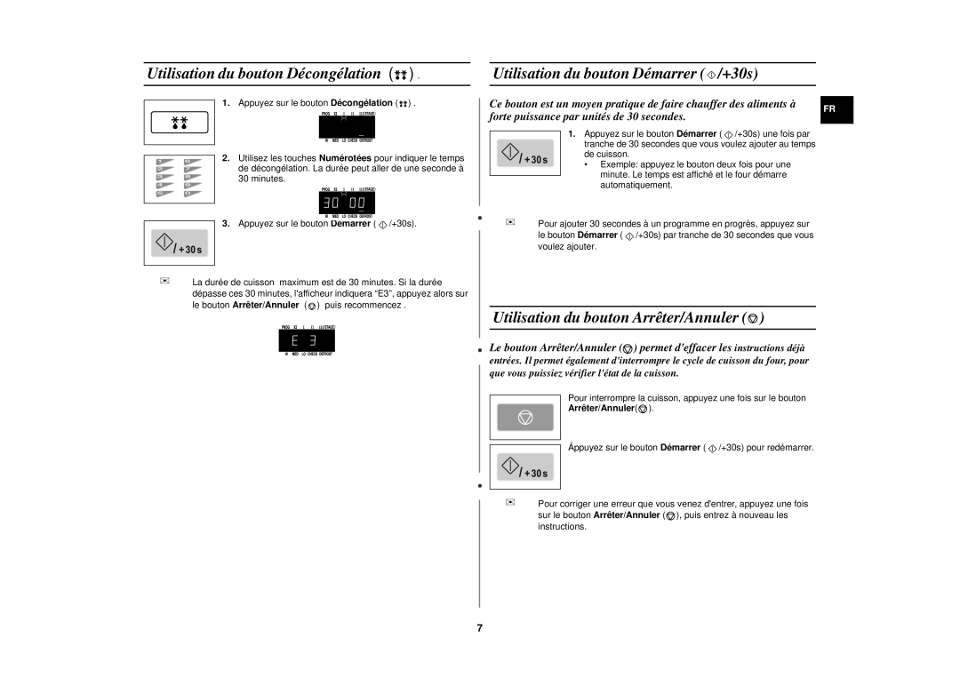 Samsung CM1049/XEF manual Utilisation du bouton Arrêter/Annuler 