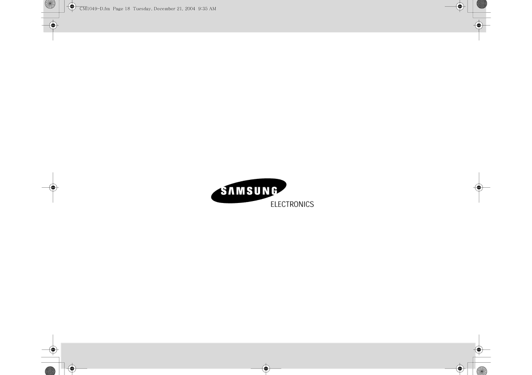 Samsung CM1049/XEG manual 