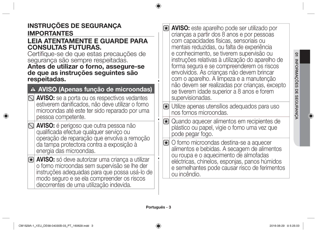 Samsung CM1929A/XEU, CM1329A/XEU, CM1529A-1/XEU Leia Atentamente E Guarde Para Consultas Futuras, Nçagursee d esõ aç ormf 