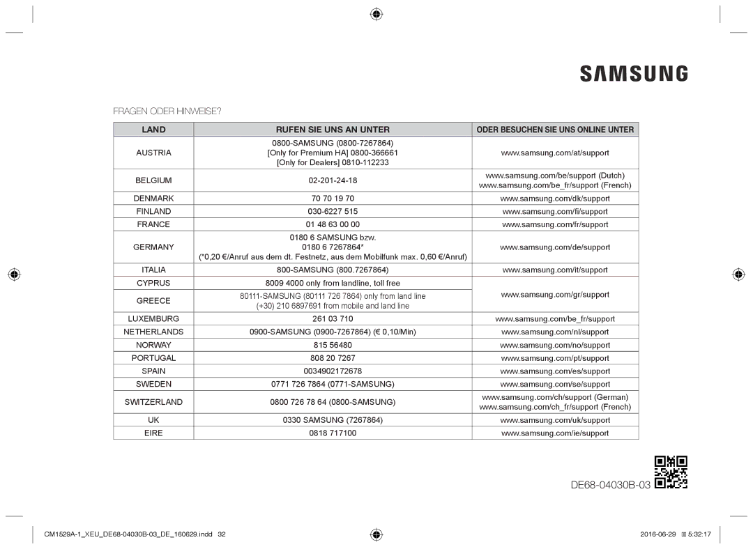 Samsung CM1929/XEF, CM1329A/XEU, CM1529A-1/XEU, CM1929A/XEU, CM1929/XET manual Fragen Oder HINWEISE? 