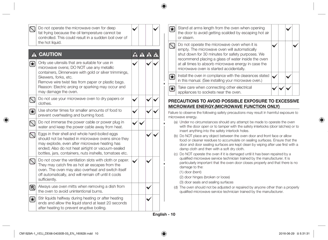 Samsung CM1329A/XEU, CM1529A-1/XEU, CM1929/XEF, CM1929A/XEU, CM1929/XET manual English 