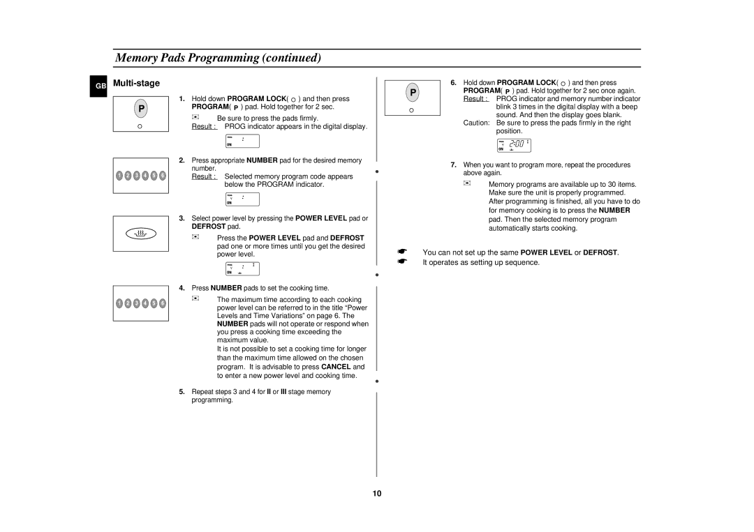 Samsung CM1629, CM1329 installation instructions Multi-stage 