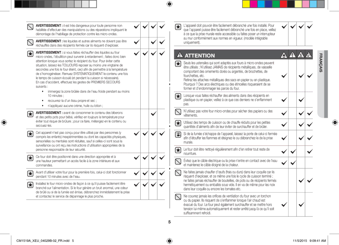 Samsung CM1919/SW, CM1919/XEN manual CM1519AXEU04029B-02FR.indd 11/5/2015 90941 AM 