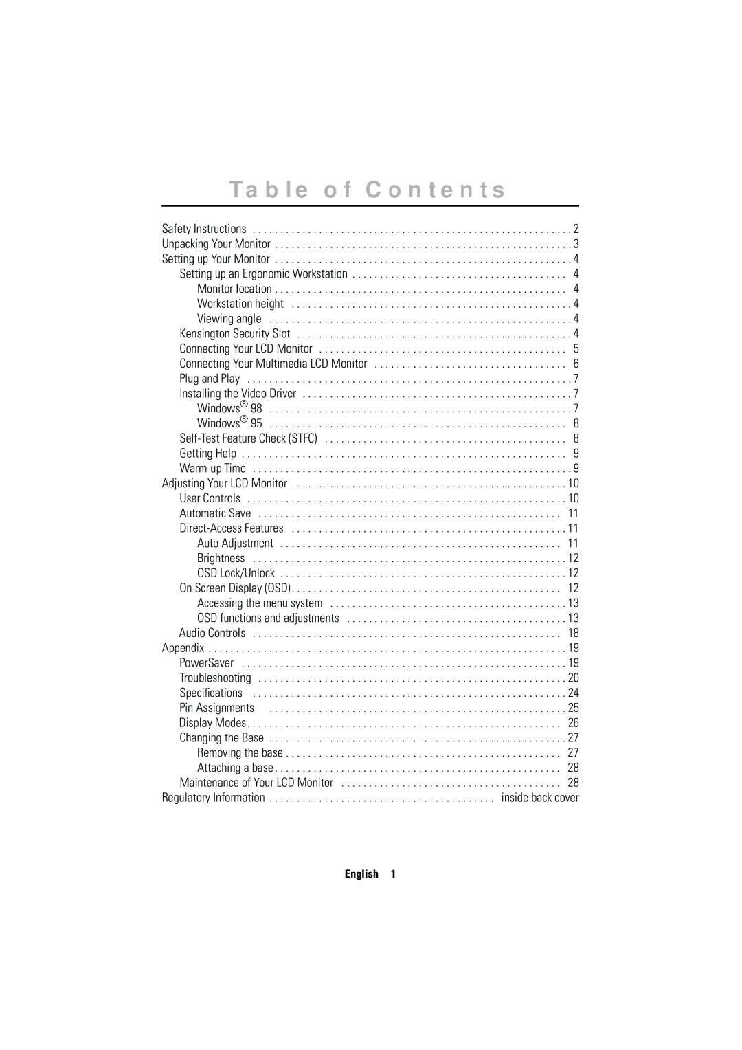 Samsung CN15MSAPS/XEU, CN15MSPN/EDC, RN15MSSPS/EDC, CN15MSAS/EDC, RN15MSSMN/EDC, RN15MSSFN/EDC, CN15MSAAN/EDC Table of Contents 