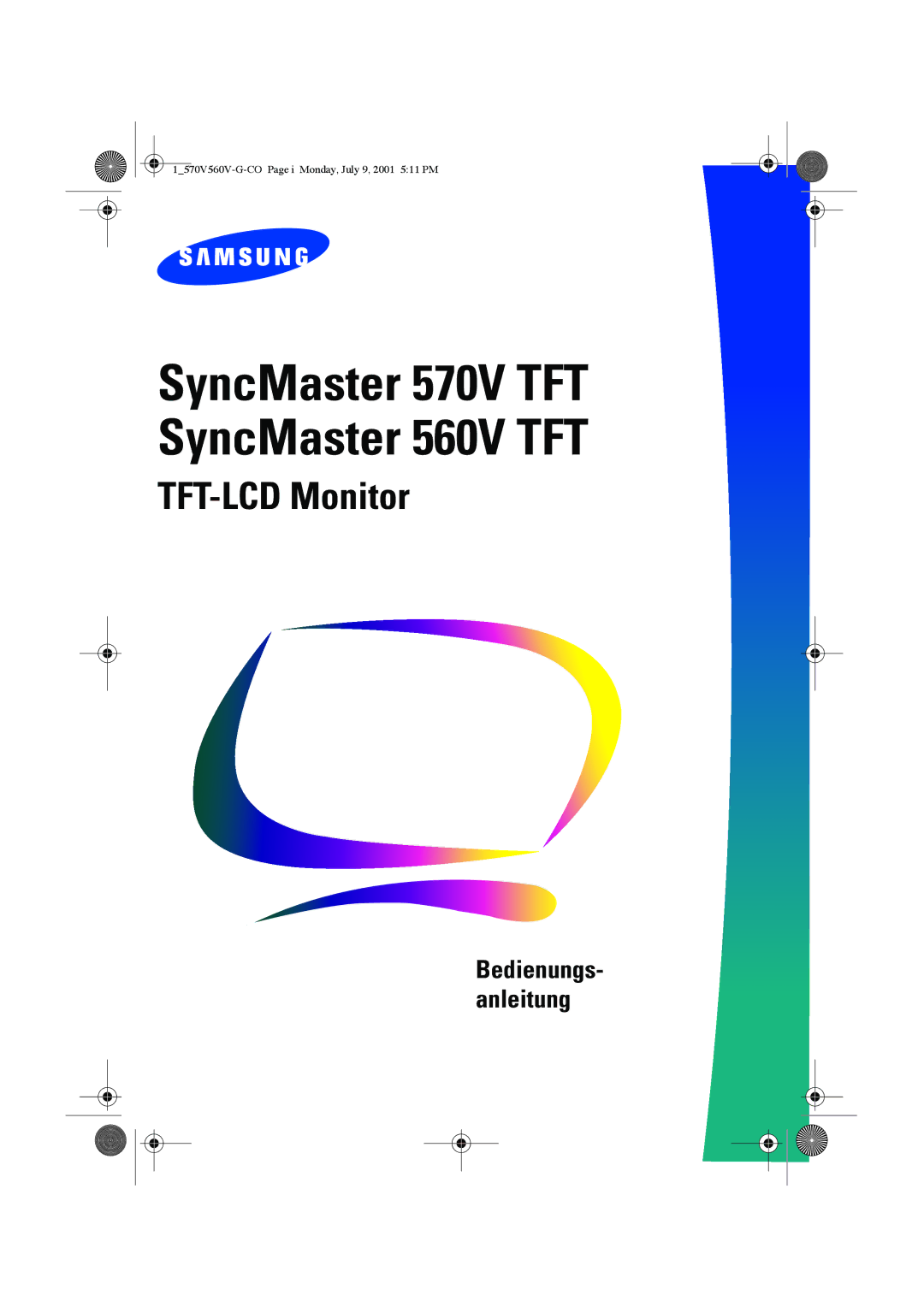 Samsung CN15VOSN/VNT manual SyncMaster 570V TFT SyncMaster 560V TFT 