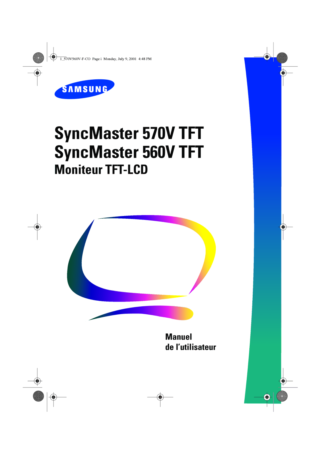 Samsung CN15VOSN/VNT manual SyncMaster 570V TFT SyncMaster 560V TFT 