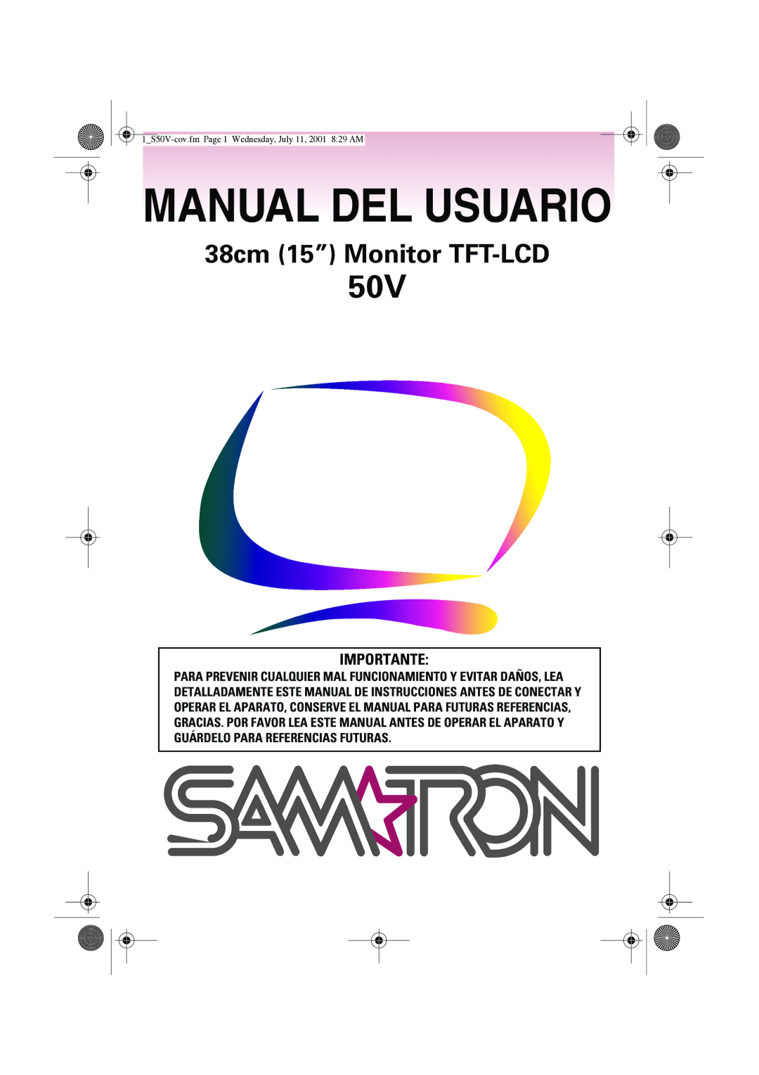 Samsung CN15VTSN/EDC manual Manual DEL Usuario 