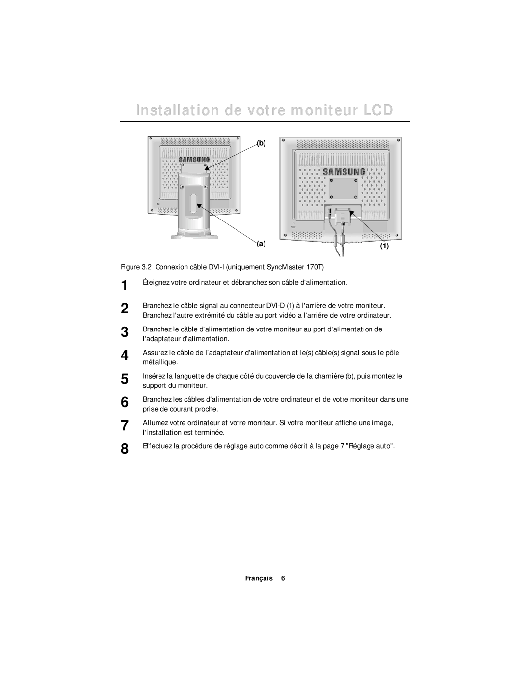 Samsung DV17MSSAS/EDC, CN17ASAS/EDC Ladaptateur dalimentation, Métallique, Support du moniteur, Prise de courant proche 