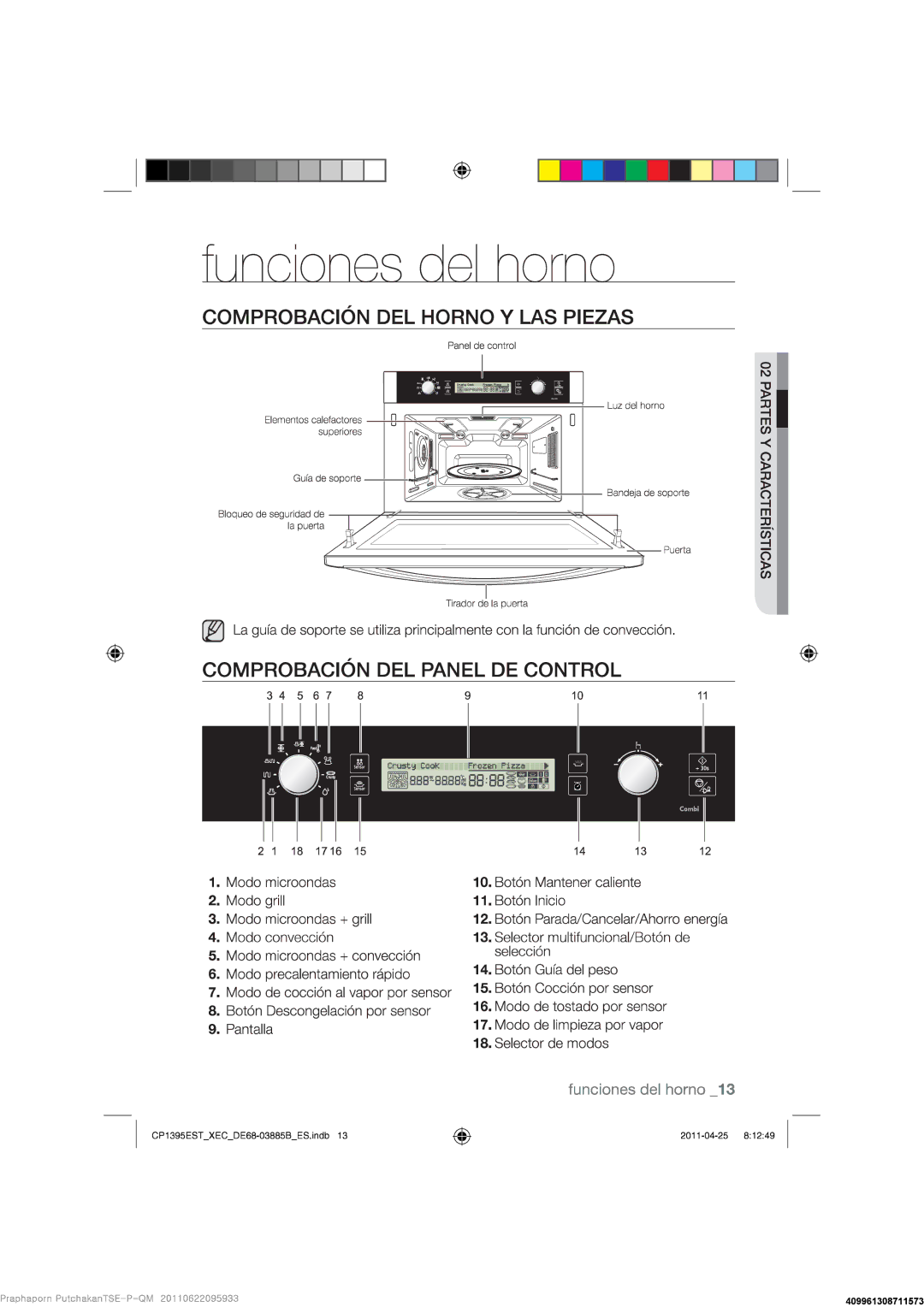 Samsung CP1395EST/XEC manual 