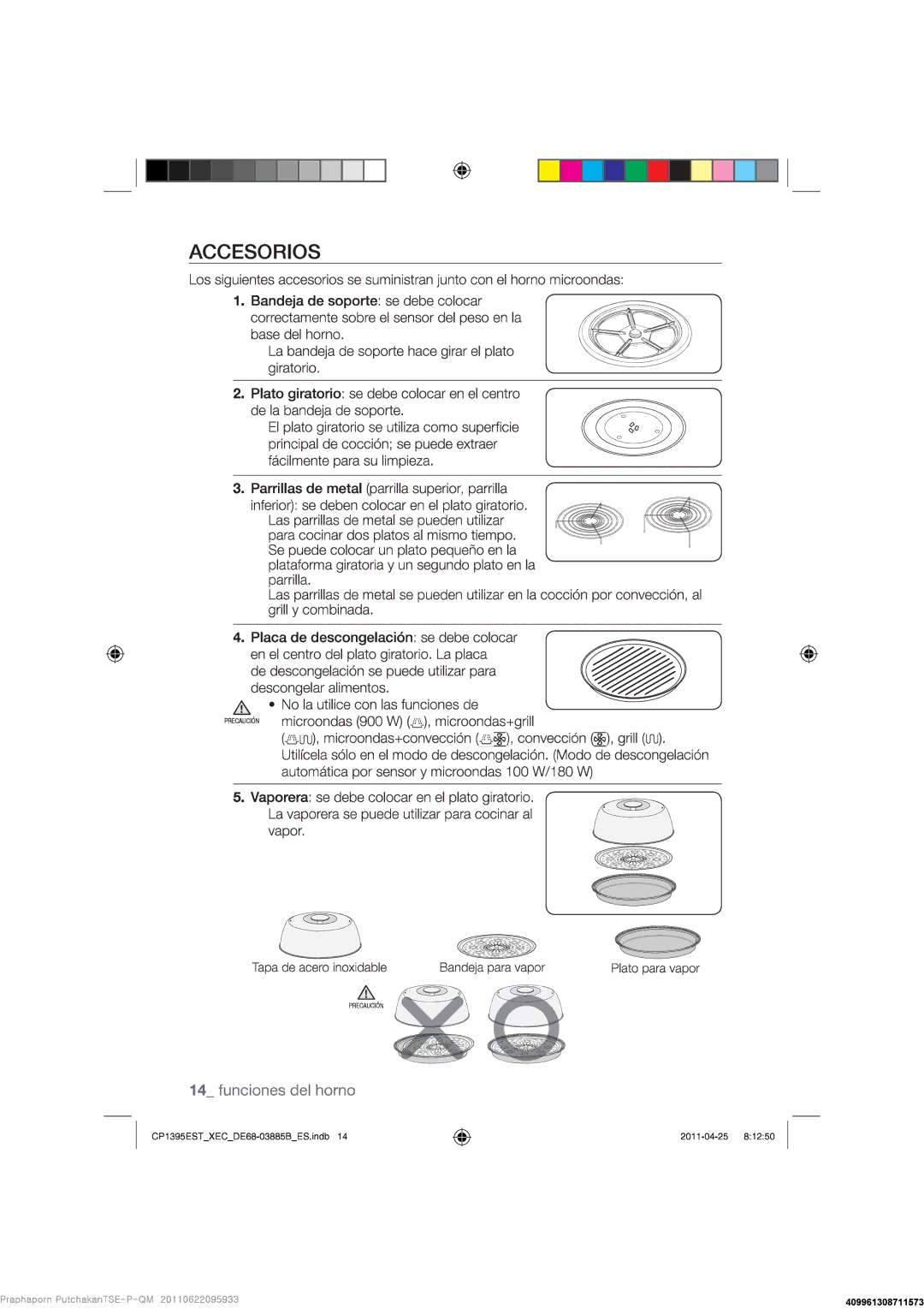 Samsung CP1395EST/XEC manual 