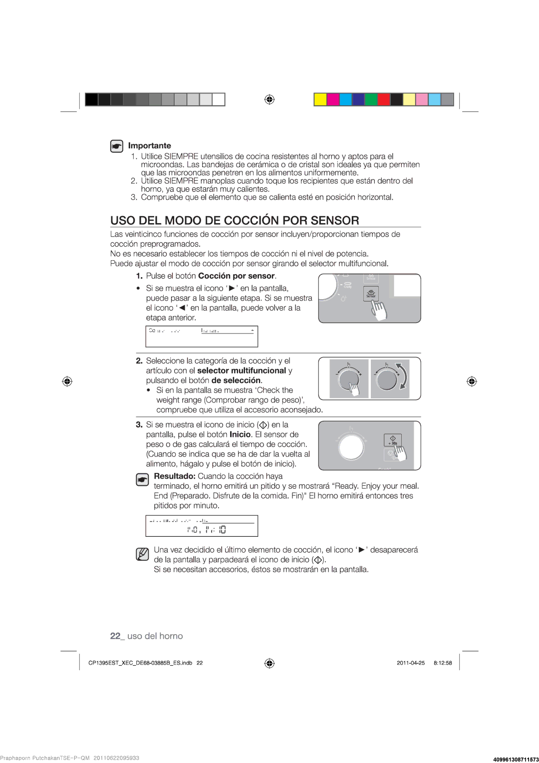 Samsung CP1395EST/XEC manual 