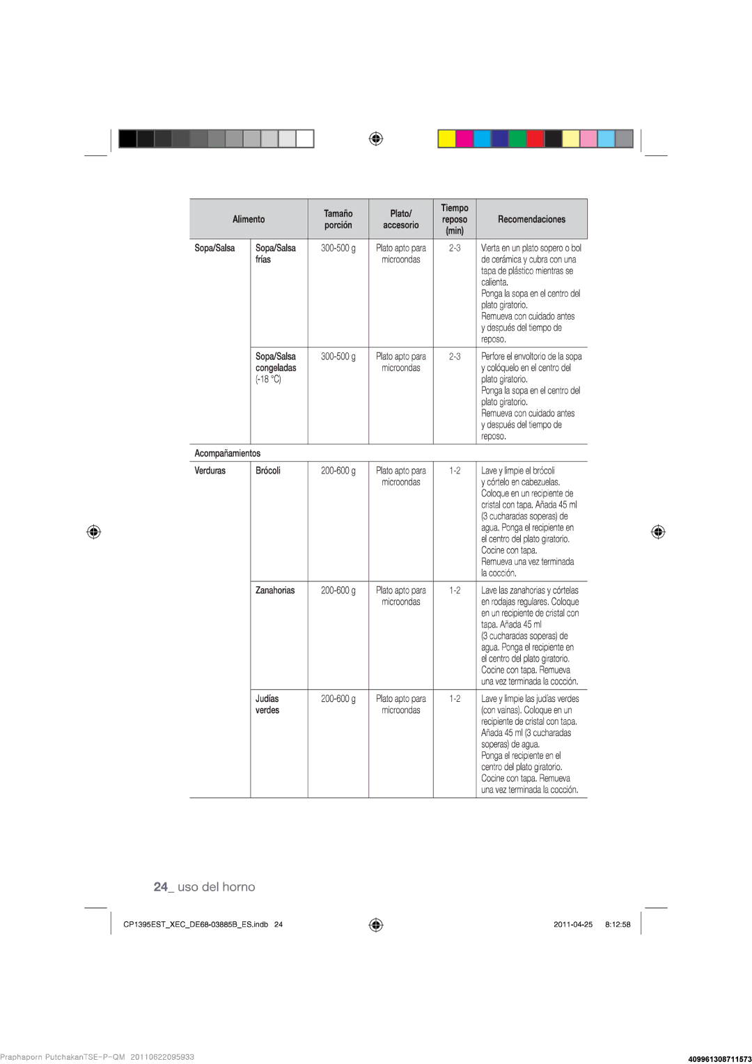 Samsung CP1395EST/XEC manual 