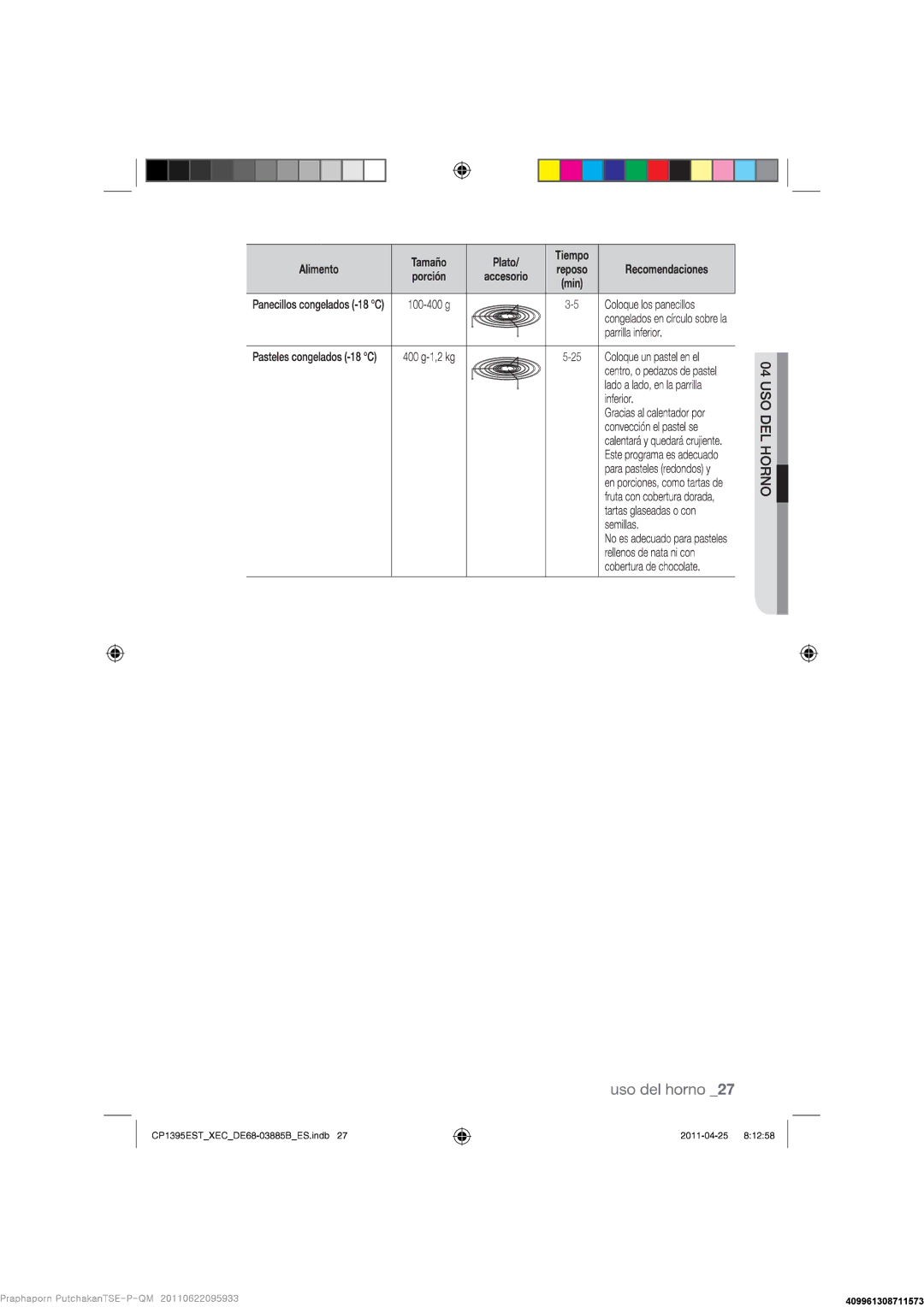 Samsung CP1395EST/XEC manual 