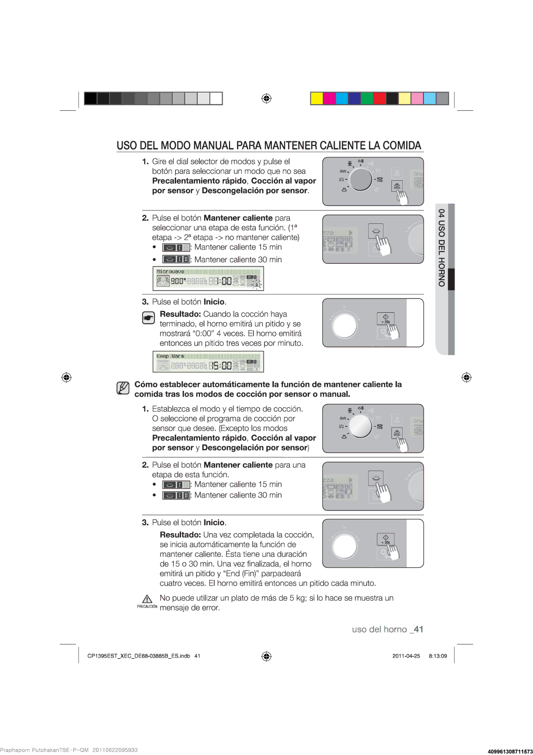 Samsung CP1395EST/XEC manual 