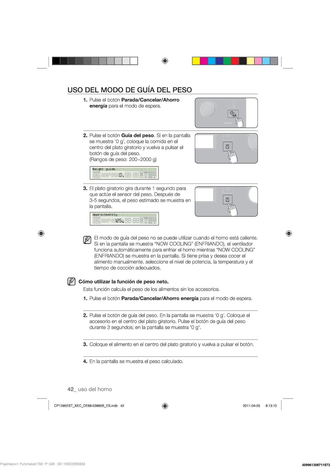 Samsung CP1395EST/XEC manual 