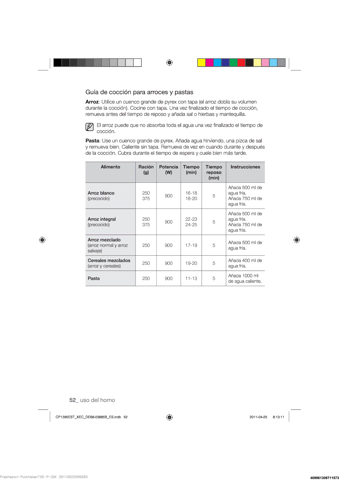 Samsung CP1395EST/XEC manual 