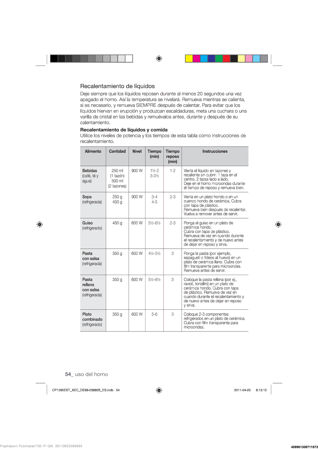 Samsung CP1395EST/XEC manual 