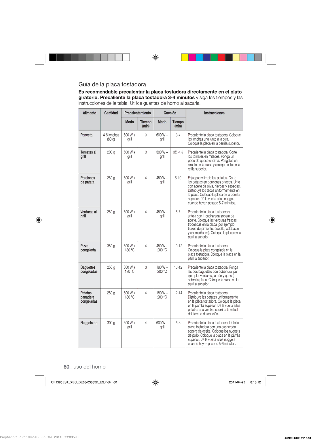 Samsung CP1395EST/XEC manual 