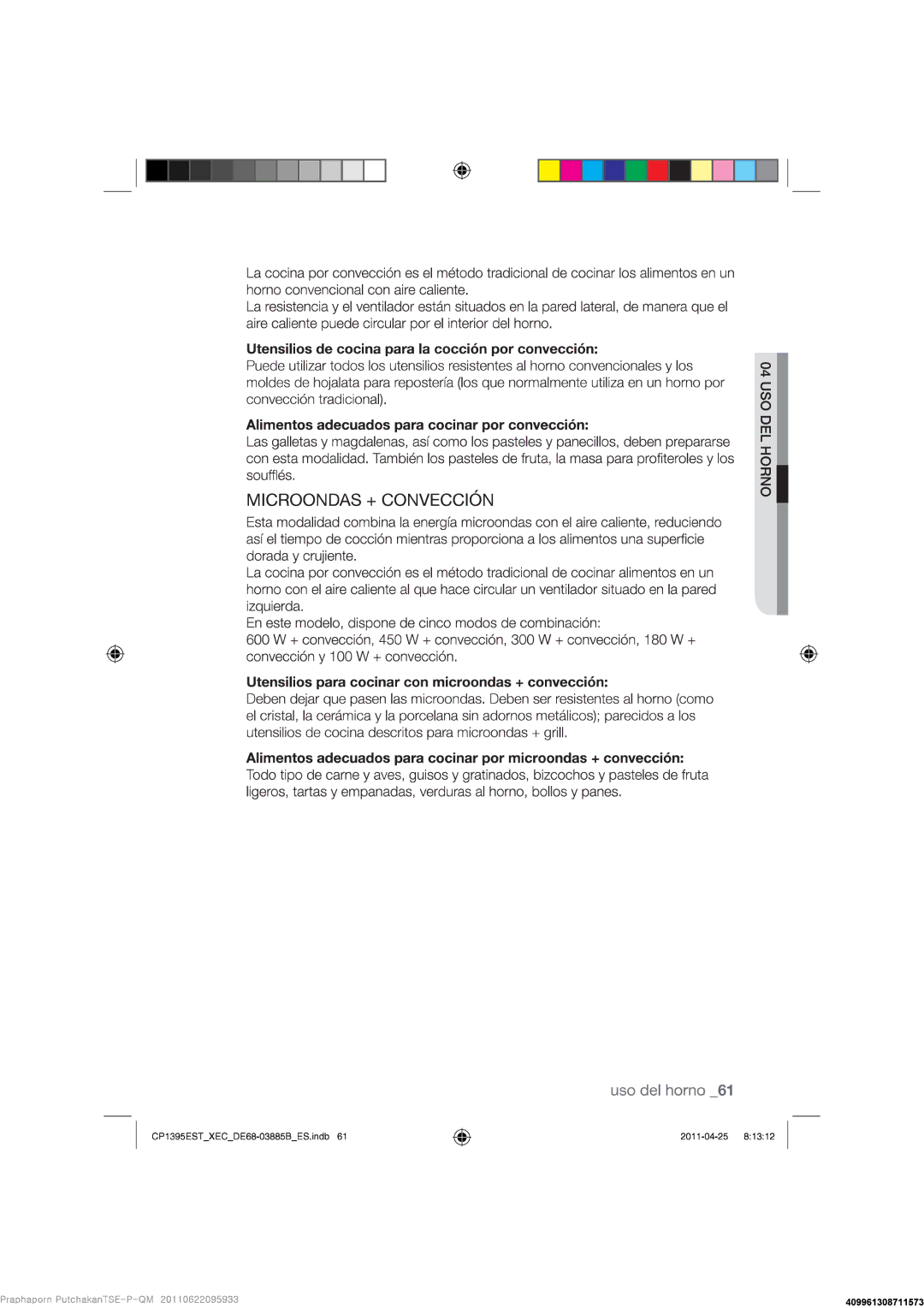 Samsung CP1395EST/XEC manual 