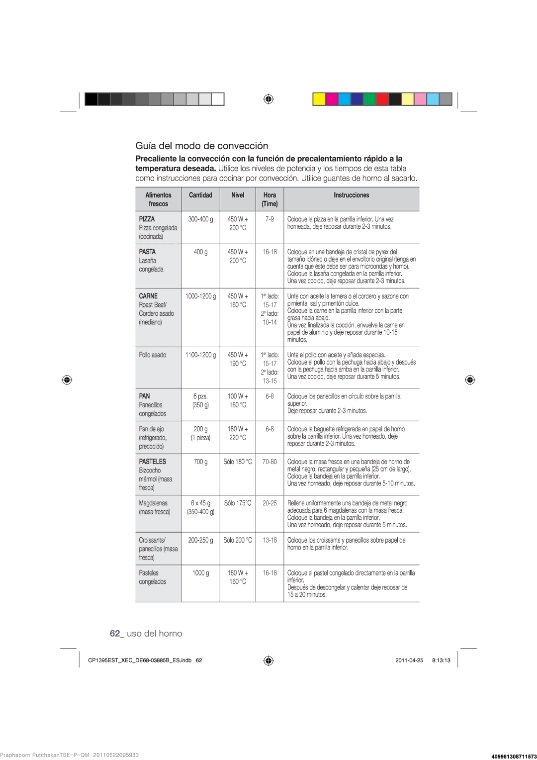 Samsung CP1395EST/XEC manual 