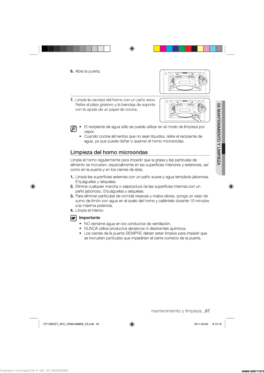 Samsung CP1395EST/XEC manual 