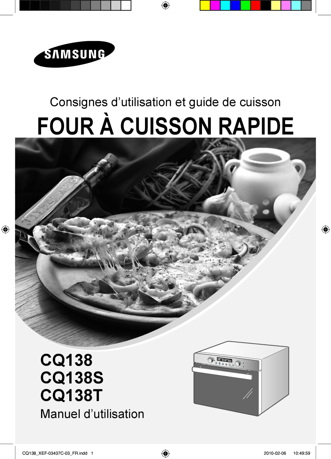 Samsung CQ138T-G/XEF, CQ138T-ST/XEF manual Four À Cuisson Rapide 