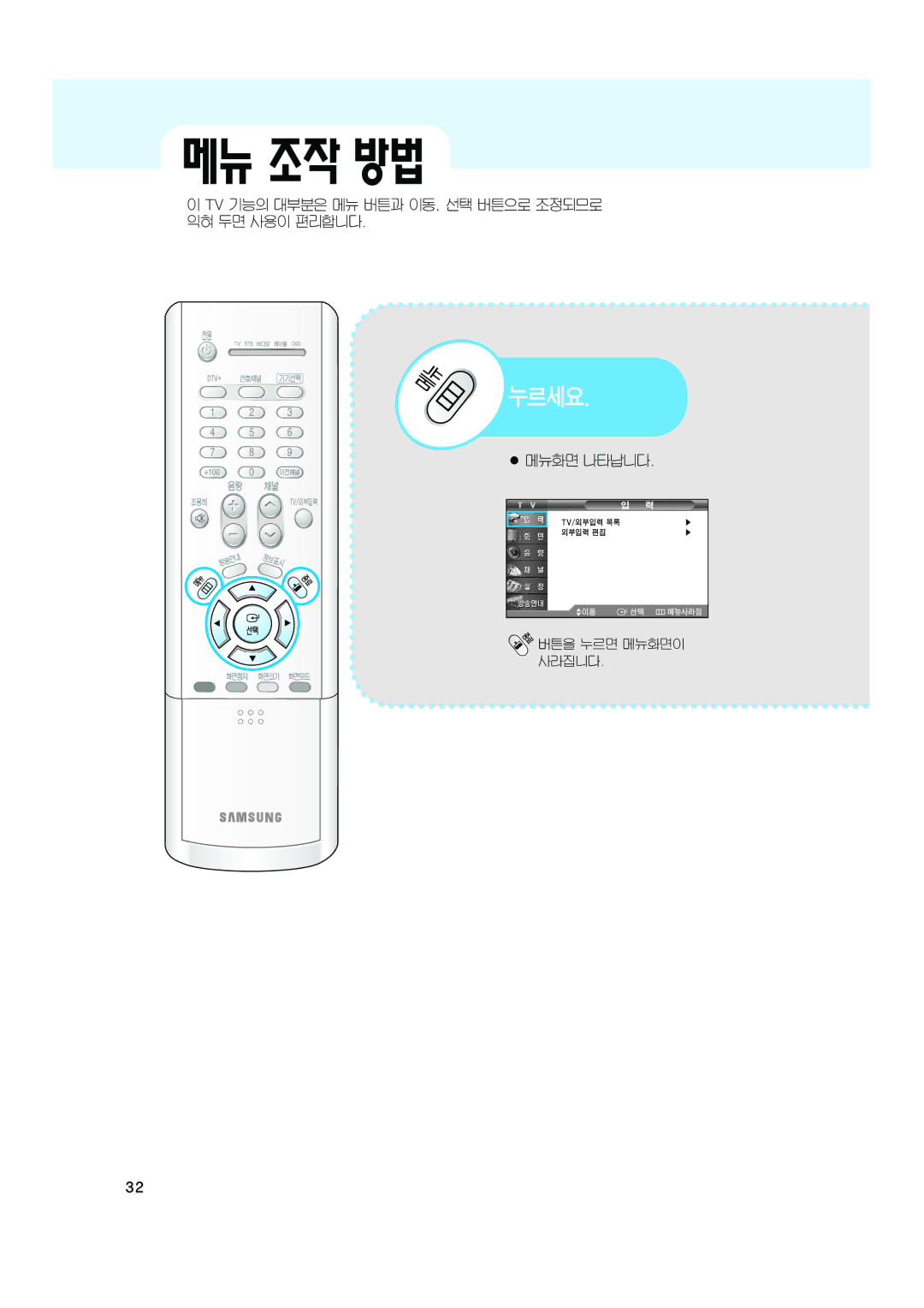 Samsung CT-32A10HD, CT-32Z7HD, CT-32Z6HD manual 