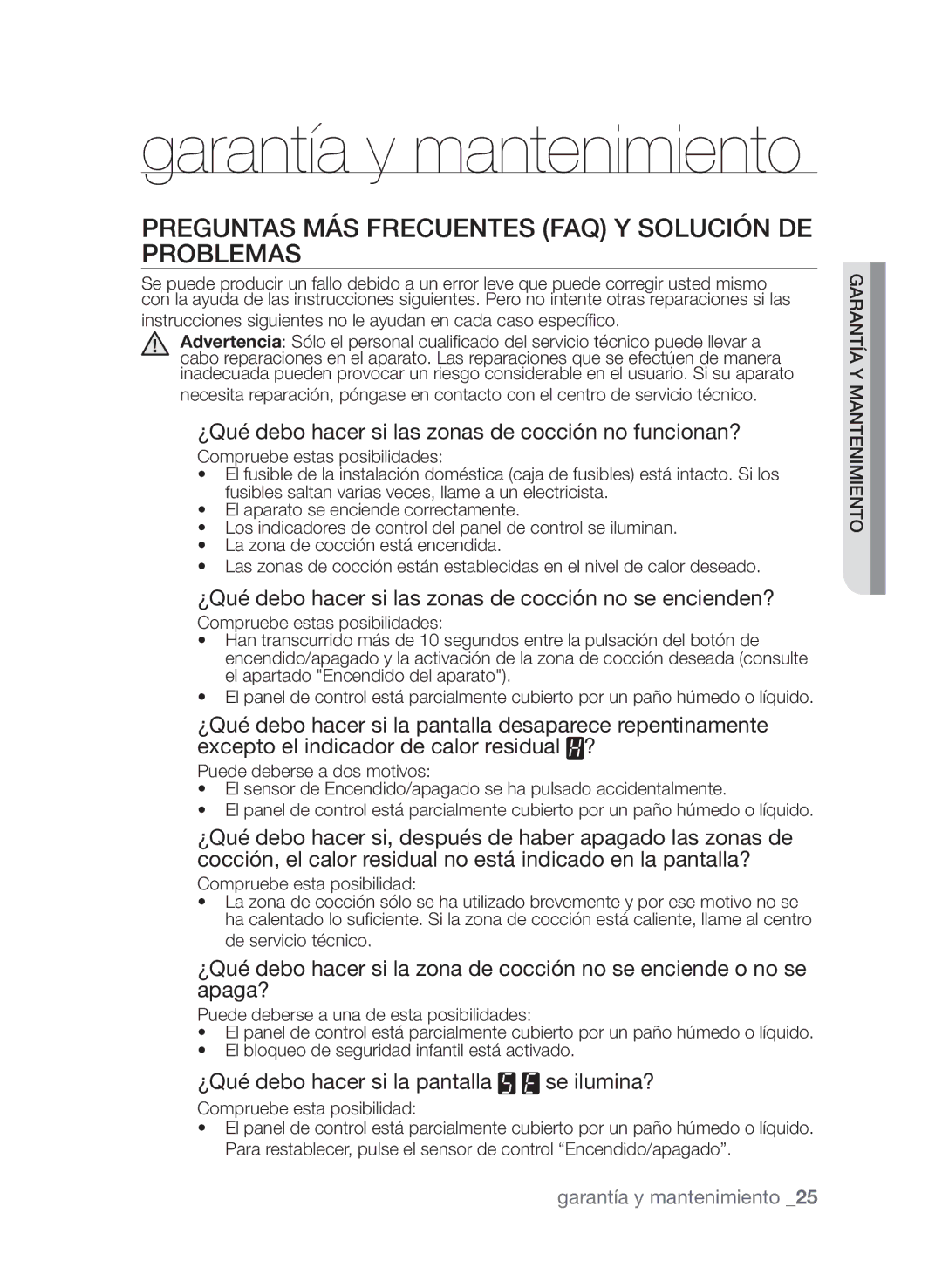 Samsung CTN363KB01/XEC manual Preguntas más frecuentes FAQ y solución de problemas, Compruebe esta posibilidad 