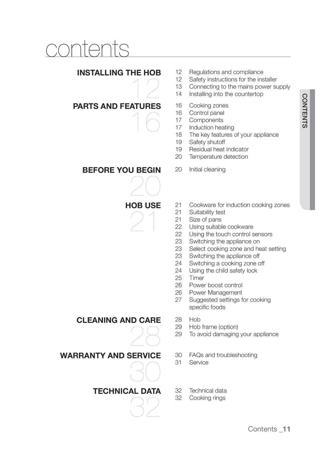 Samsung CTN364EA01/SLI manual Contents 